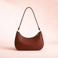 Crescent Moon Bag Brown