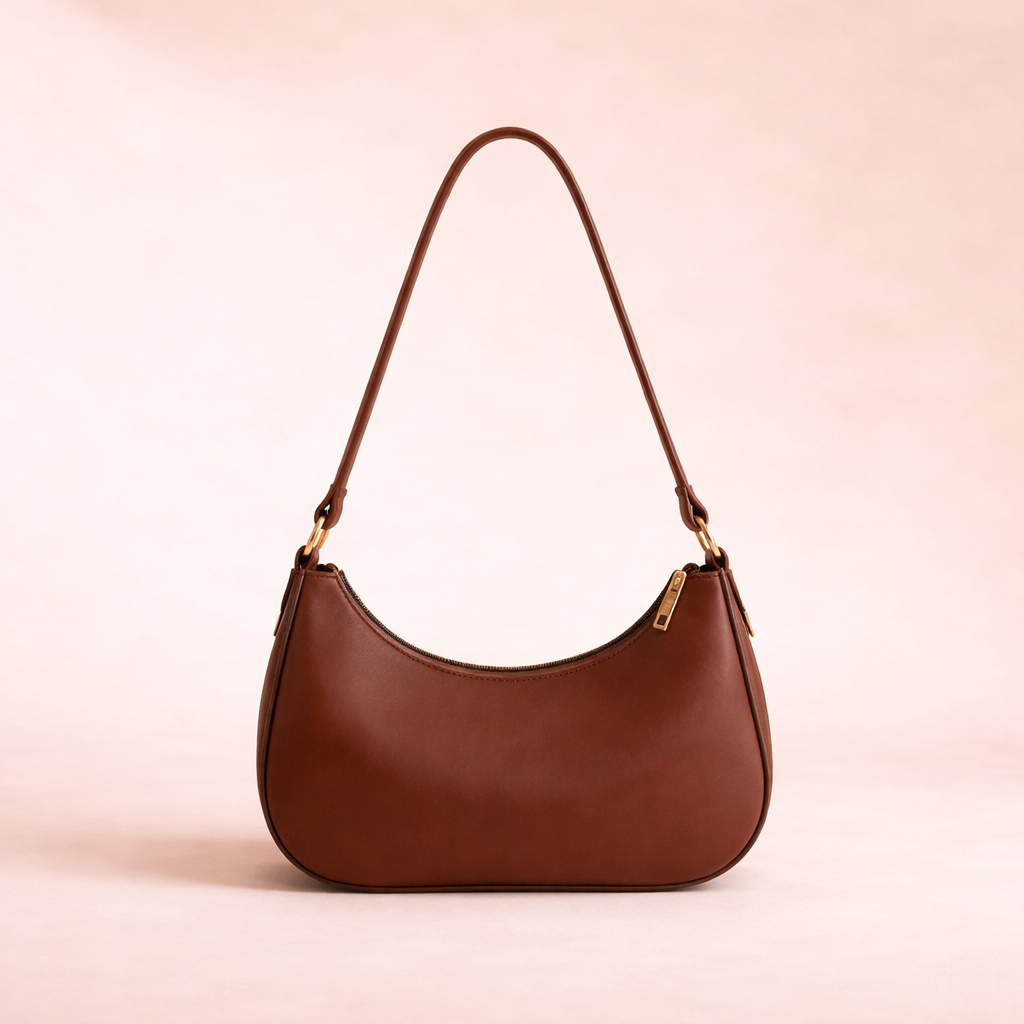 Crescent Moon Bag Brown