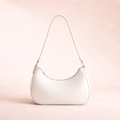 Crescent Moon Bag White