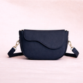 Saddle CrossBody Bag Blue