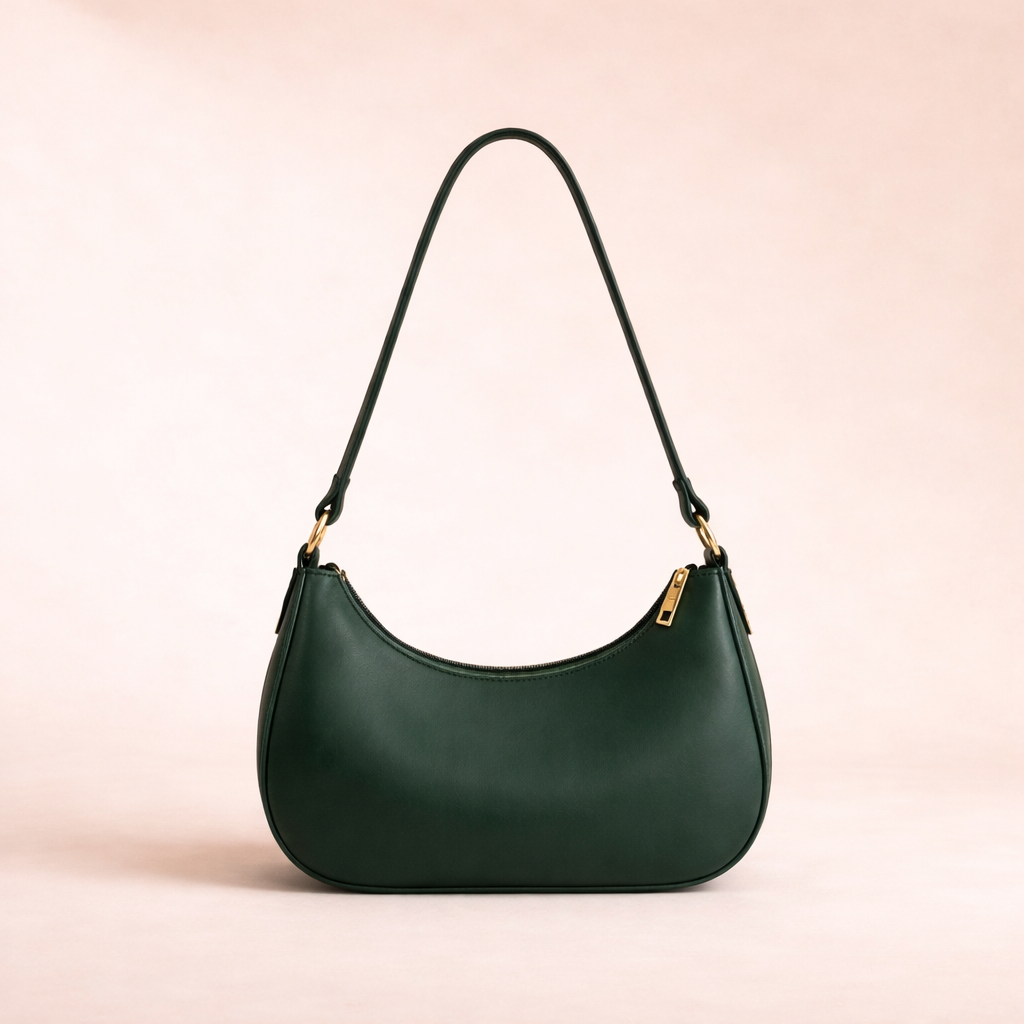 Crescent Moon Bag Green