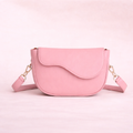 Saddle CrossBody Bag Pink