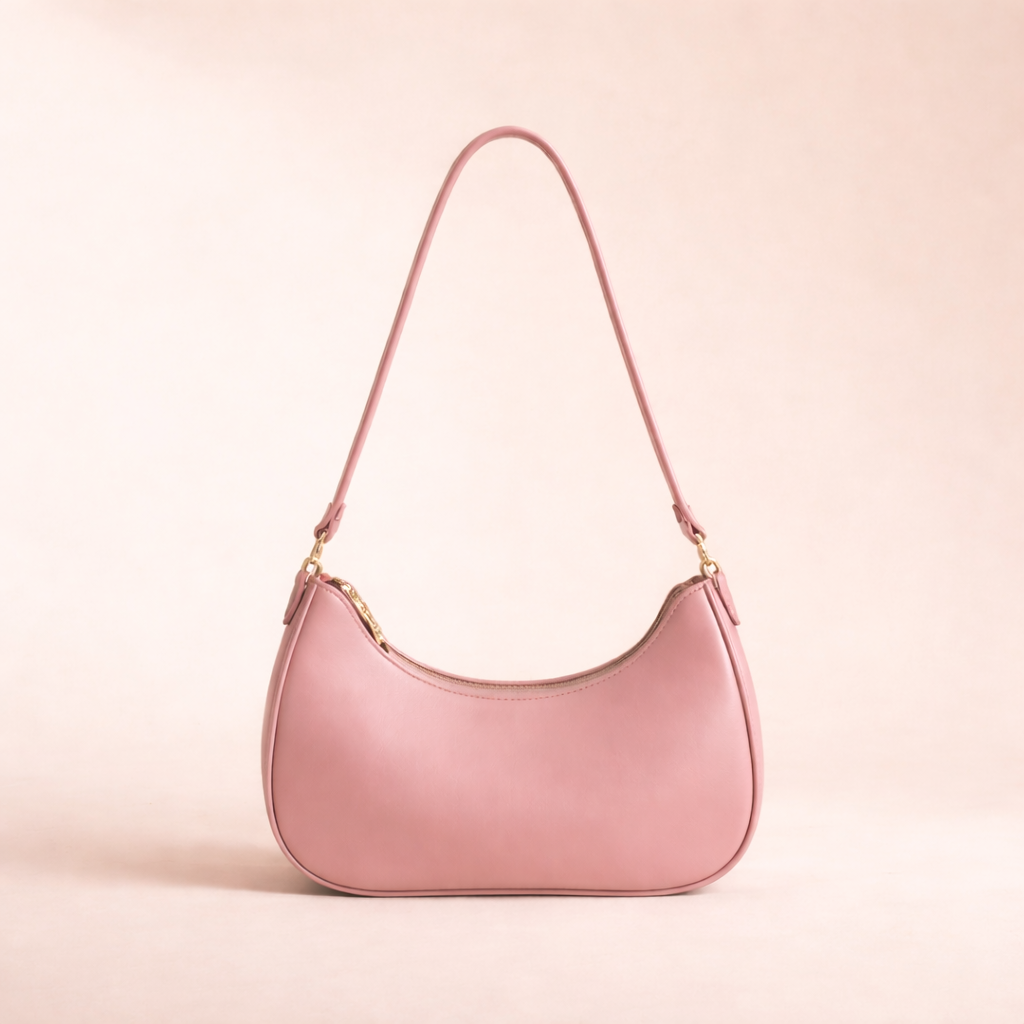 Crescent Moon Bag Pink